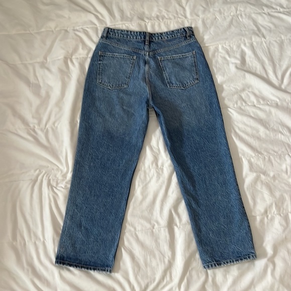 Zara High Rise Straight Legged Jeans - Picture 12 of 16